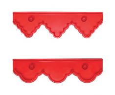 jem 108SD023 Tagliapasta per Cake Design, Bianco, 18 x 2 x 28 cm, 2 unitÃ 