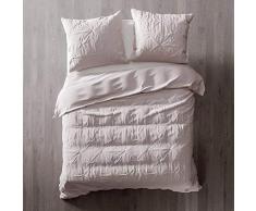 Heckett Lane Biancheria da Letto in Raso makò Cromer 260 x 220 (60 x 70) Rosewater