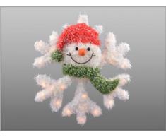 FK Automotive Luci di Natale fiocco di neve, bianco