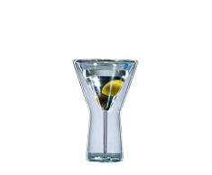 bloomix Bloo Martini Bicchieri per Contanti a Doppia Parete, Vetro borosilicato