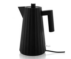 Alessi PlissÃ© Bollitore Elettrico, Resina Termoplastica Nero Caviale, 21.5 x 33.5 x 21.5