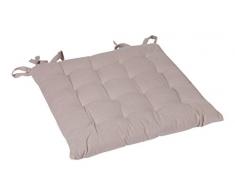 Amadeo Novell Cuscino per Sedia, Cotone, Grigio, 42Â x 42Â x 7Â cm