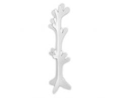 Lupia Albero Appendiabiti, Bianco, 40x170 Cm