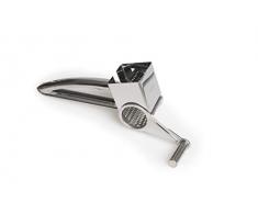 Excelsa PRO Cuisine Grattugia Formaggio, Acciaio, Argento