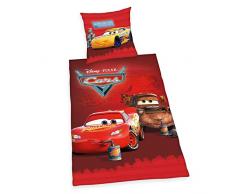 Herding Disney Cars Set di Biancheria da Letto, Cotton, Rosso, 70 x 90 cm/ 140 x 200 cm