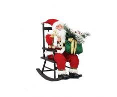 Viscio Trading Casa & Christmas Babbo Natale, Tessuto, Bianco/Rosso, 0.13 x 0.13 x 0.15 cm