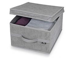 Domopak Living Scatola Guardaroba, Grigio, 38x50x24