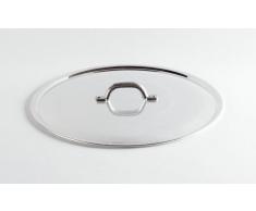 Pentole Agnelli FAMA2928 Coperchio in Alluminio, 28 cm, Argento
