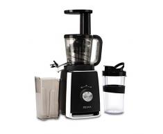 ZEEGMA Sap Centrifuga spremiagrumi a freddo estrattore di succo frutta e verdura bocca larga spremitura lenta con motore silenzioso funzione inversa tazza di succo, nero