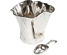 Kare Secchio Per Il Ghiaccio Garofano, Argento, 23 x 27 x 28 cm