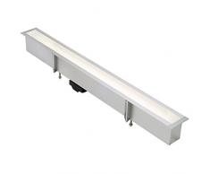 SLV, Faro da incasso, rettangolare, anodizzato, G5