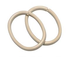 Sealskin Anelli per Tenda da Doccia, Jazmin, 3Â x 4.7Â x 6.2Â cm