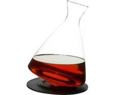 Sagaform 5015857 Decanter caraffa in Vetro per Vino Basculante con Base da Tavolo in Silicone