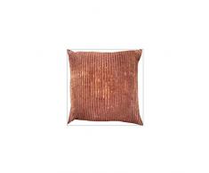 Duffi Home - Federa per Cuscino, 60 x 60 cm, Colore: Marrone