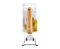 H&H 8016 Pelapatate Archetto, Acciaio Inossidabile, Argento