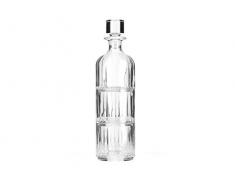 Zilverstad Whiskey Decanter con 2Â Bicchieri, Cristallo, 9Â x 9Â x 33Â cm