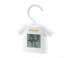 Oregon Scientific CHS00120 Termometro con Umidita, Nero, 6.5 x 7.5 x 1.8 cm