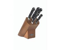 Arcos Set di Coltelli, Metallo, Nero, Estandar