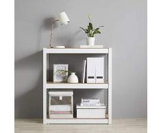 Dcasa - Scaffale modulare a 3 Ripiani, da Ufficio, per Decorazioni, Feste, Articoli per la casa, Unisex, per Adulti, Colore: Unico