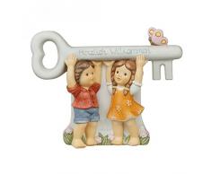 Goebel 11742111 Targa per porta, Statuetta, Porcellana, Multicolore, 17 x 3 x 13 cm