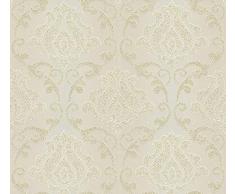 A.S. Creation - Carta da parati, colore: crema/beige/oro/metallico, 10,05 m x 0,53 m
