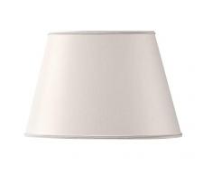 Paralume Forma Ovale Ã 45Â x 28/29Â x 20/27Â bianco sporco