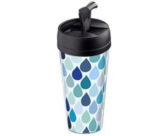 Wantit Mugisorain - Tazza Termica da Viaggio Personalizzabile, Colore: Blu, 7,8 cm
