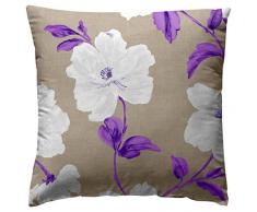 Martina Home Esencia Custodia di Cuscino Decorativa con Motivo Moderno, Tessuto, Lilla, 40Â x 2Â x 40Â cm
