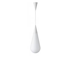 Trio Leuchten Trio 304790101 Toulon Lampada Pendente da Soffitto, Vetro Bianco E27