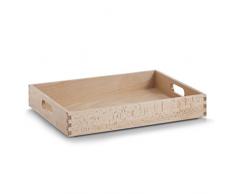Zeller 13307 Scatola Multiuso, Legno, Beige, 40x30x7 cm