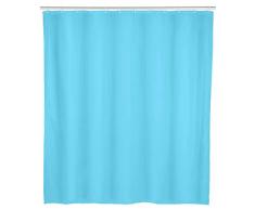 Allstar - Tenda da Doccia Zen, Impermeabile, Facile da Pulire, in polietilene vinil Acetato, 120 x 200 cm, Colore: Blu