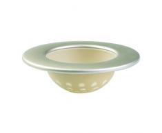 InterDesign Axis Filtro Lavandino, Metallo, Argento, 10x4x10 cm