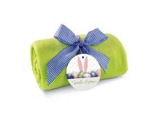 RÃ¶mer Wellness Coperta, 100% Pile di Poliestere, Verde Mela Primaverile, 25 x 14 x 10 cm