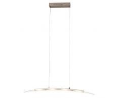 Brilliant g93548/13Â a, panara LED lampada a sospensione, 4Â luce, metallo, 4.5Â W, integrato, Ferro, 12Â x 80Â x 151Â cm