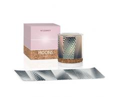 RITZENHOFF - Portacandela Antivento in Vetro borosilicato, Sughero, Carta Trasparente, Multicolore, 9 cm