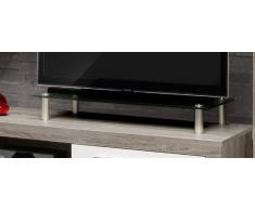 Forte Base in Vetro per TV, 348.30 x 52.00 x 198.30 cm