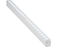 Goobay 55498 - Faretto LED da incasso con sensore di movimento, ideale per armadi, cucine, vetrine, cassetti, corridoi e garage, 80 lumen
