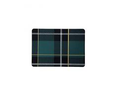 ASA Tartan - Tovaglietta americana in plastica, 46 x 33 cm, colore: Petrolio