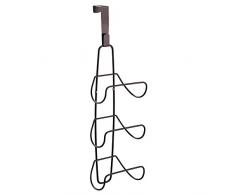 InterDesign Classico Barra Portasciugamani da Parete o da Porta, Metallo, Marrone