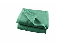 Poyet Motte polex Coperta in Pile Poliestere Tiglio, Poliestere, Tiglio, 240 x 220 cm