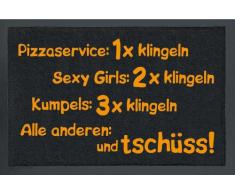 Empire Merchandising 623805Â Pizza Service 1Â x Campanello, ZERBINO, Dimensioni 60Â x 40Â cm, in Polipropilene