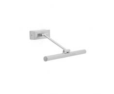 Faro 61080 - MAGRITTE-1 LED Lampada da quadro di nichel opaco 6W