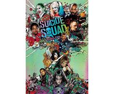 Suicide Squad - Nuke - Druck Plakat Film Poster - GrÃ¶Ãe 61x91,5 cm