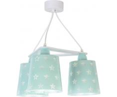Dalber - Lampada da soffitto E-27, Stella verde, Multicolore, 39 x 39 x 21