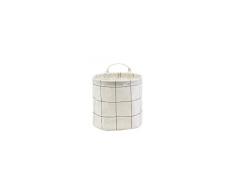 House Doctor Ls0442 - Cassettiera quadrata, colore: Bianco