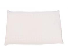 Soffim Lattice Guanciale Ortopedico con Rivestimento Bamboo, 64% Poliestere-36% Bamboo - Lastra in Schiuma di Lattice, Panna, 42x67x11 cm