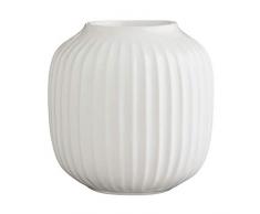 Kähler Hammershoi Portacandela, Porcellana, Bianco, 9 cm