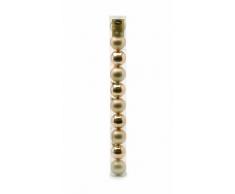 Festive Productions Ltd - Palline assortite per Albero di Natale, 60 mm Confezione da 10, Colore: Oro