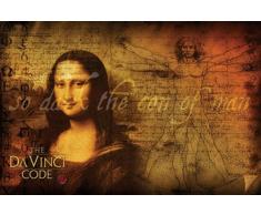 Empire 264534 da Vinci Code - So The con of Man Dark - Poster del Film - 91,5 x 61 cm