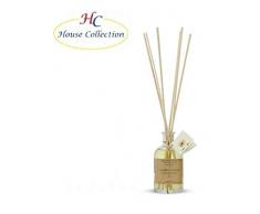 Diffusore, profumo per ambienti con 4 bastoncini, 50 ml, fragranza arancio